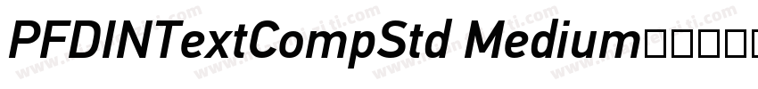 PFDINTextCompStd Medium字体转换